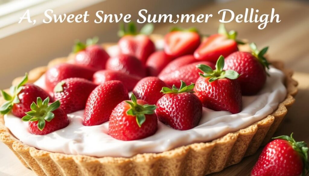 no bake strawberry pie