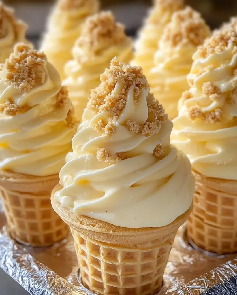 Read more about the article Banana Pudding Cheesecake Cones