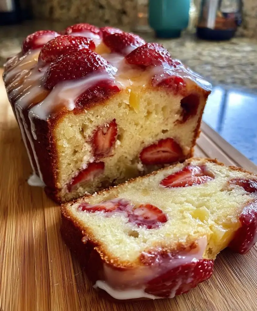 Read more about the article Strawberry Pineapple Pound Cake