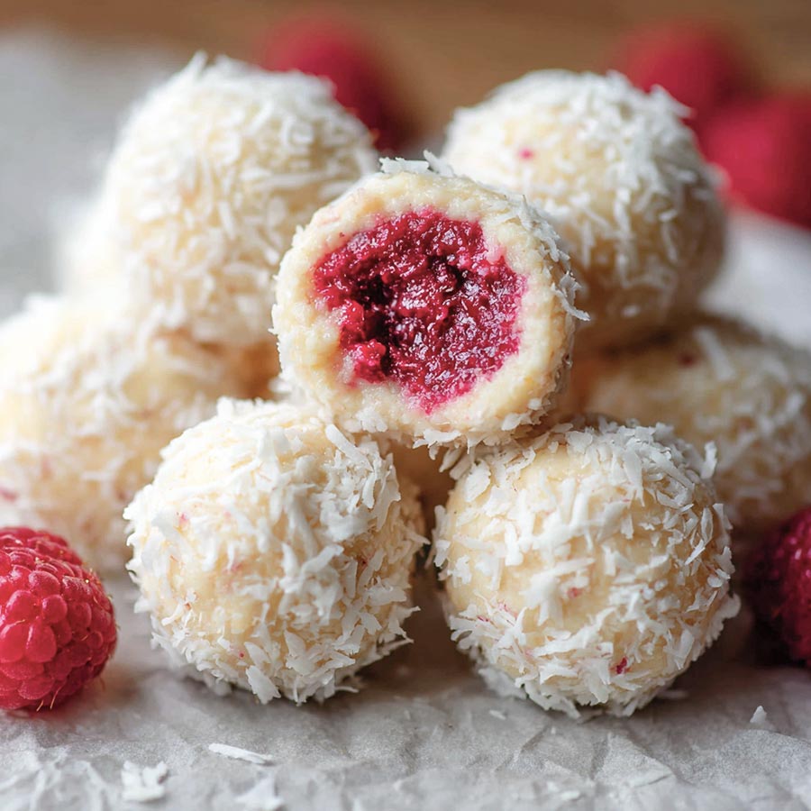 Read more about the article Raspberry Coconut Balls