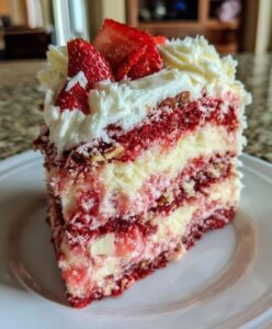 Read more about the article Strawberry Earthquake Cake