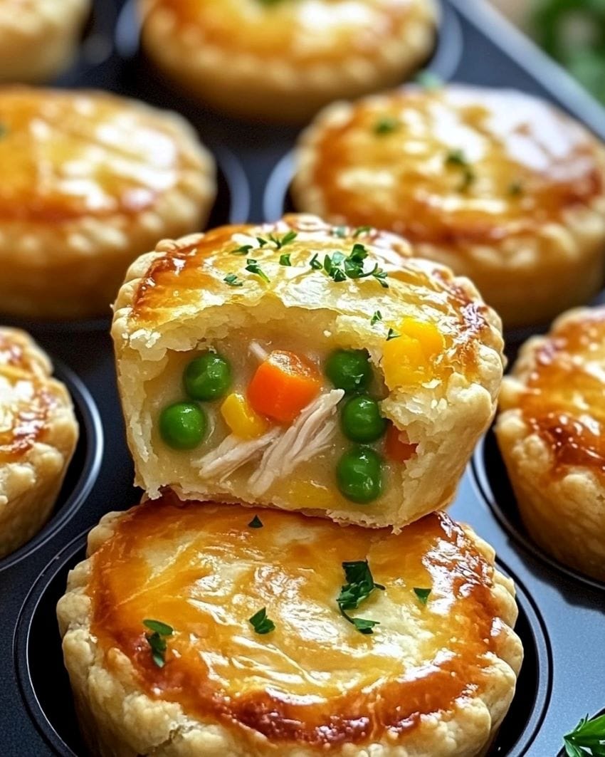 Read more about the article Mini Chicken Pot Pie Muffins