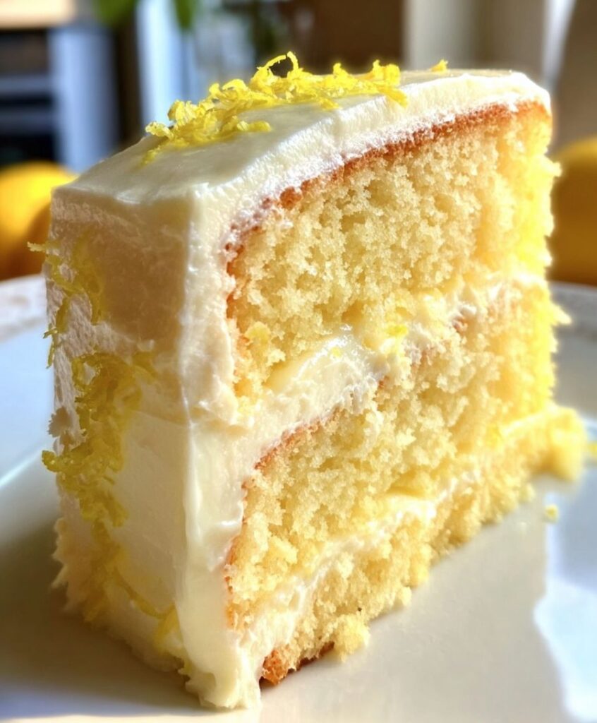 Read more about the article Lemon Velvet Cake