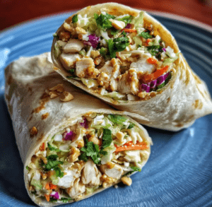 Read more about the article Thai Chicken Salad Wraps