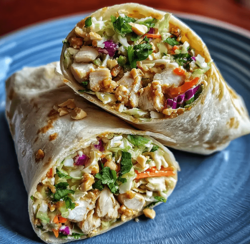 Read more about the article Thai Chicken Salad Wraps